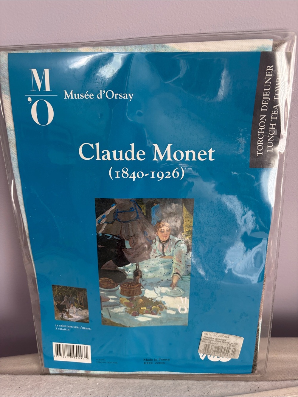 Claude Monet Tea Towel from Musee d’Orsay France
